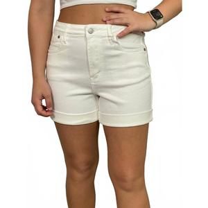 Judy Blue Flower Print Mid-Rise Shorts – Soft Summer Stretch Cotton - View #5